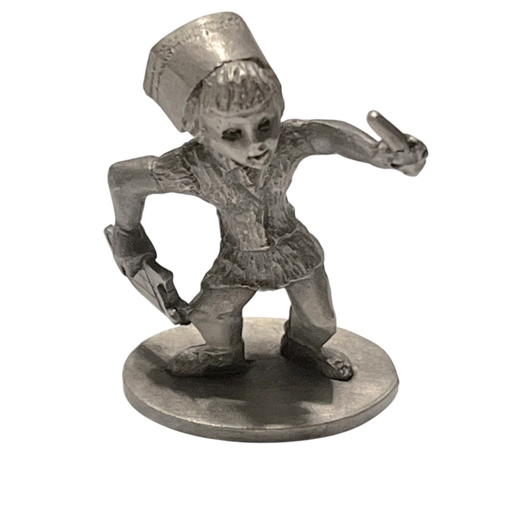 1979 Spoontique Pewter Nurse Figurine. 1.5" tall